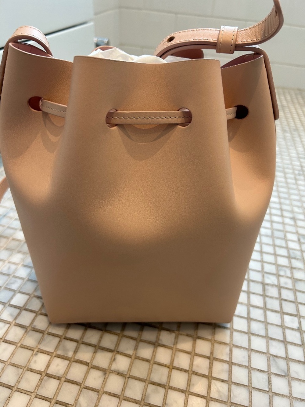 Mansur Gavriel Mini Bucket bag Pale Blush BN